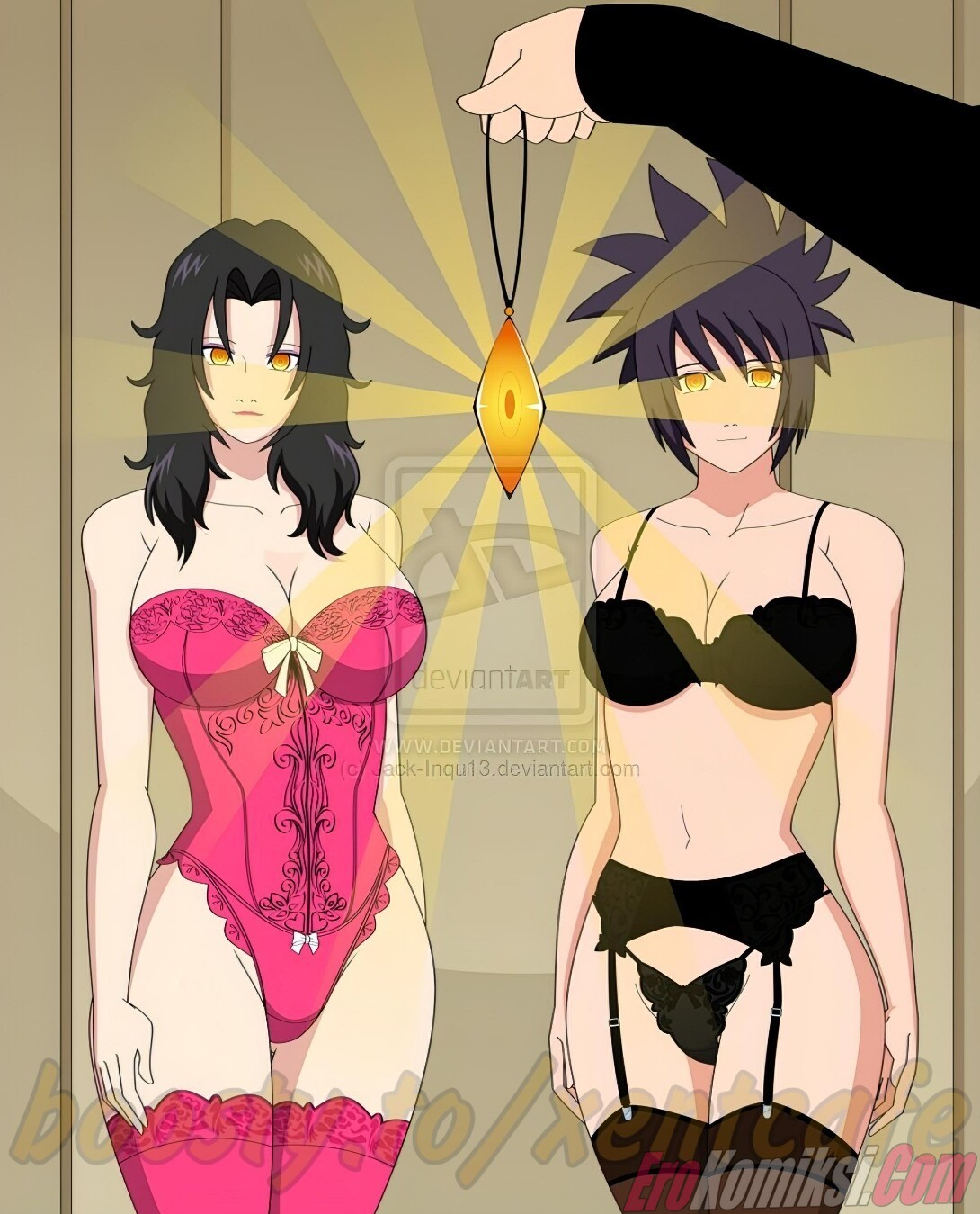 7-27 Порно комикс Наруто. Волшебный кристалл.