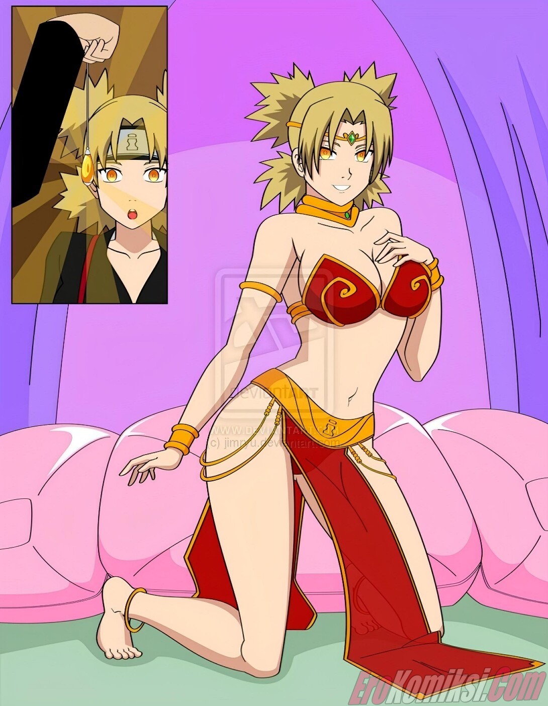 9-25 Порно комикс Наруто. Волшебный кристалл.