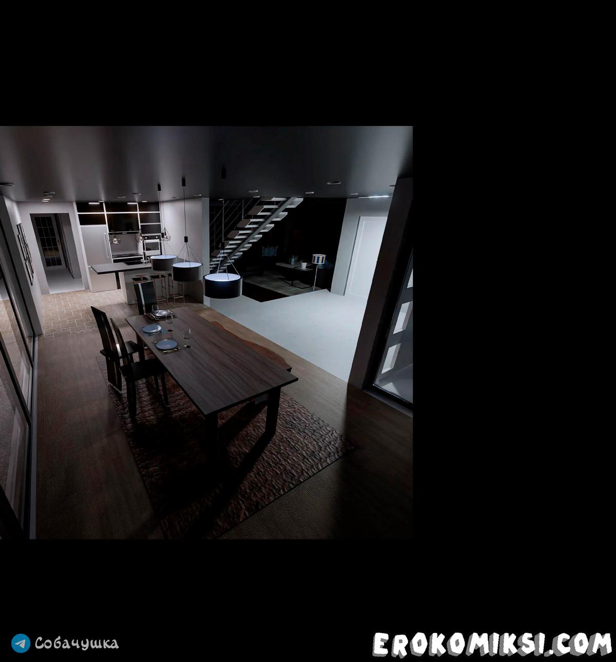 28-8 Порно комикс Marvel. Моя соседка — Вдова. Часть 2.