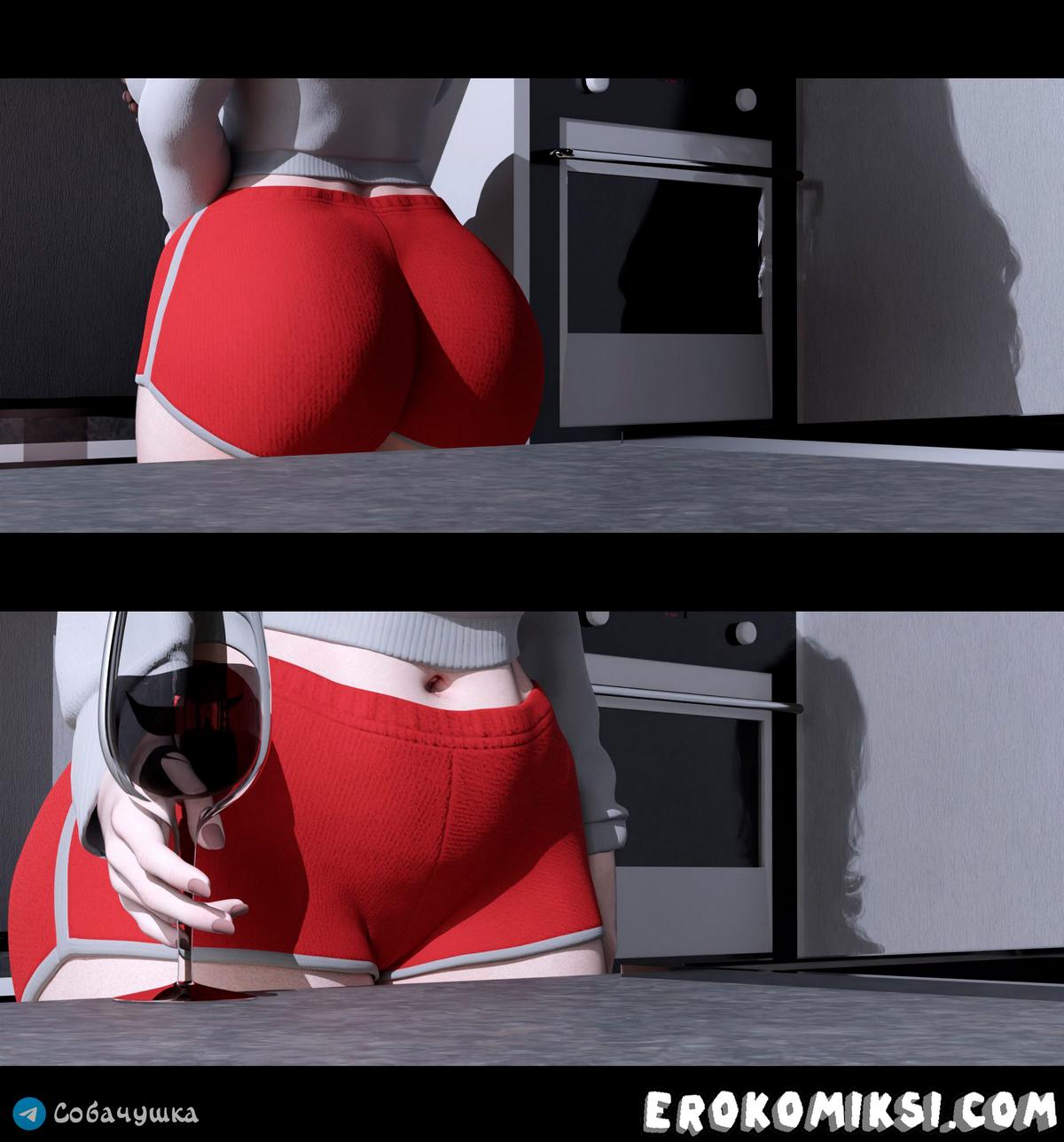 29-8 Порно комикс Marvel. Моя соседка — Вдова. Часть 2.