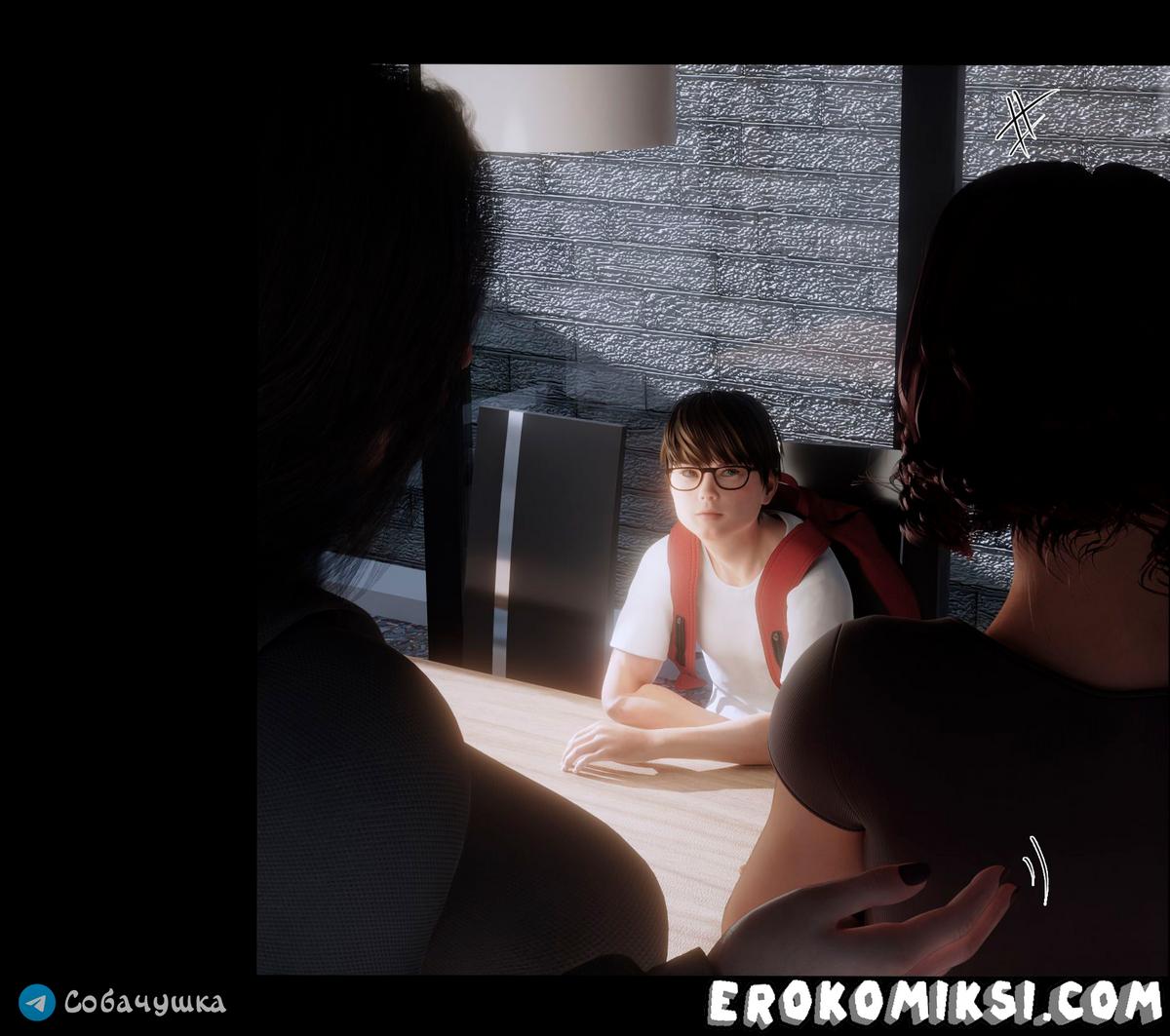 46-2 Порно комикс Marvel. Моя соседка — Вдова. Часть 2.