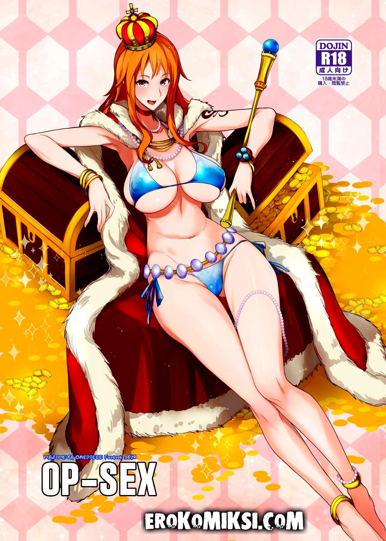 Порно комикс Ван-Пис. Нами и Сайтама.