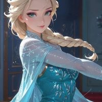 Порно комикс Холодное сердце. Эльза хочет секса.