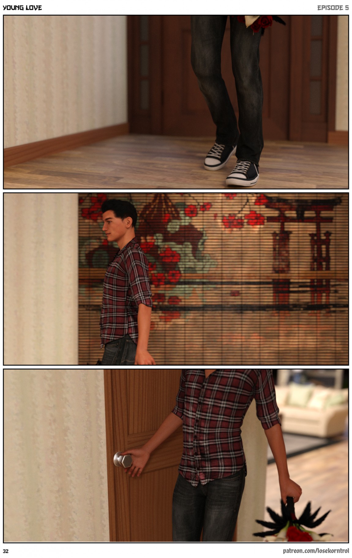 33 Порно комикс "Любовная история. Часть 5".