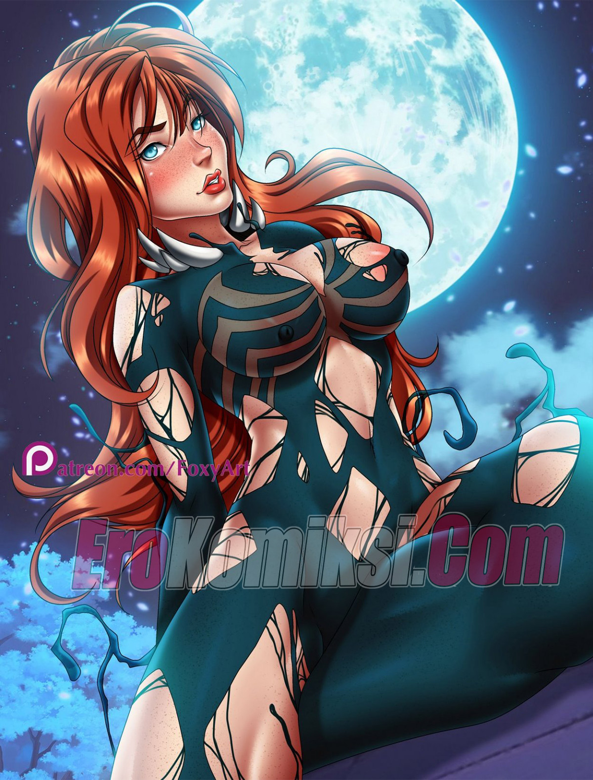 026-3 Порно комикс Мэри-Веном. Безумная фотосессия.