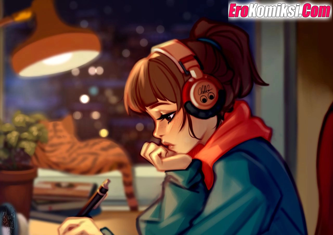 Порно комикс Перерыв после подготовки к экзаменам