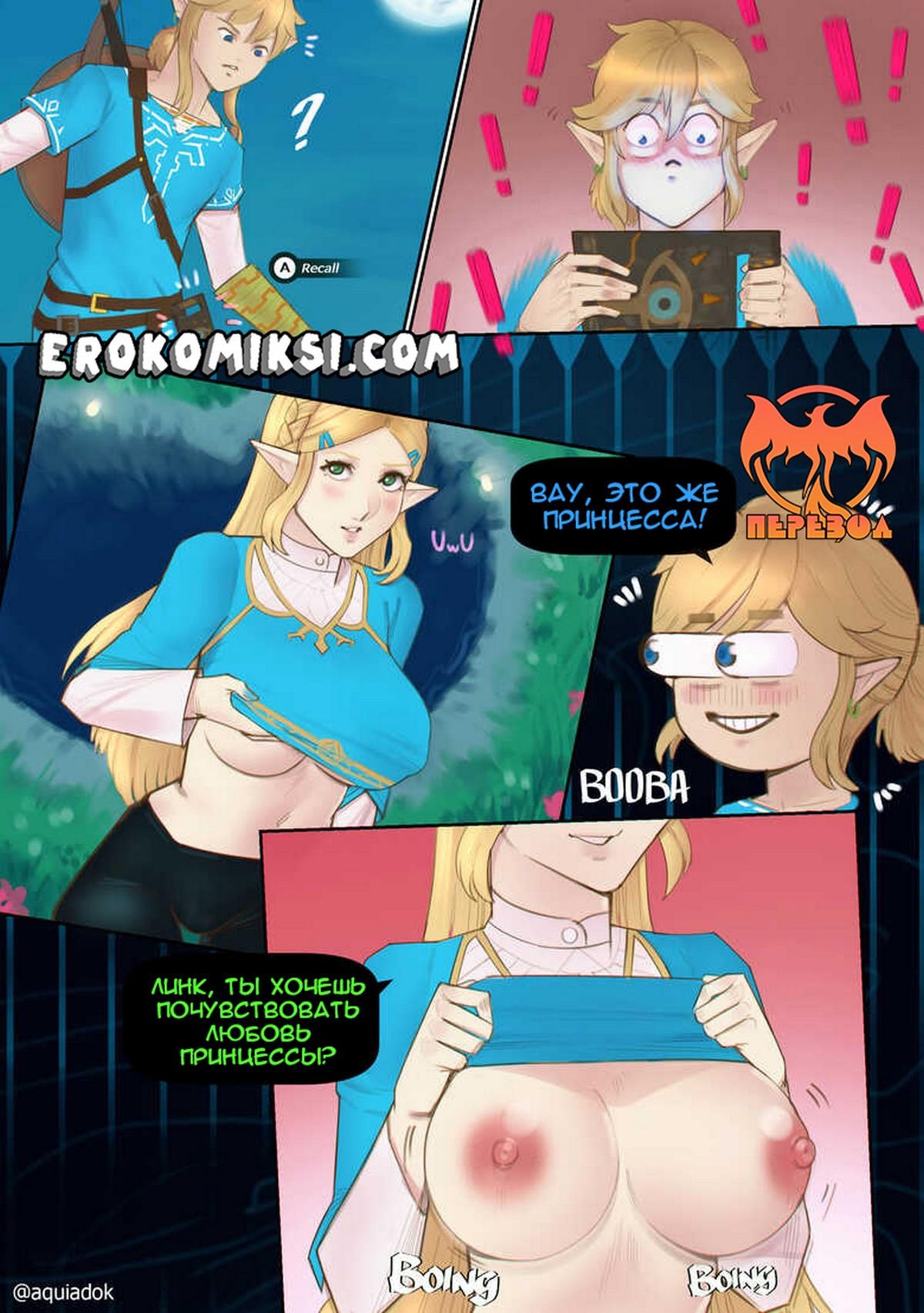 4-80 Порно комикс Легенда о Зельде. Сексуальное воспоминание.
