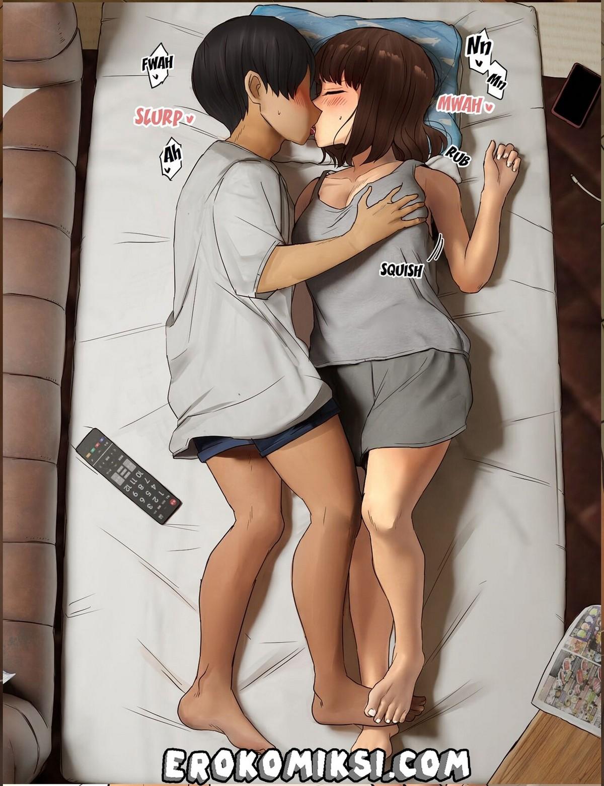 28-2 Порно комикс Разговоры с старшей сестрой. Глава 1. Часть 4. Футон.