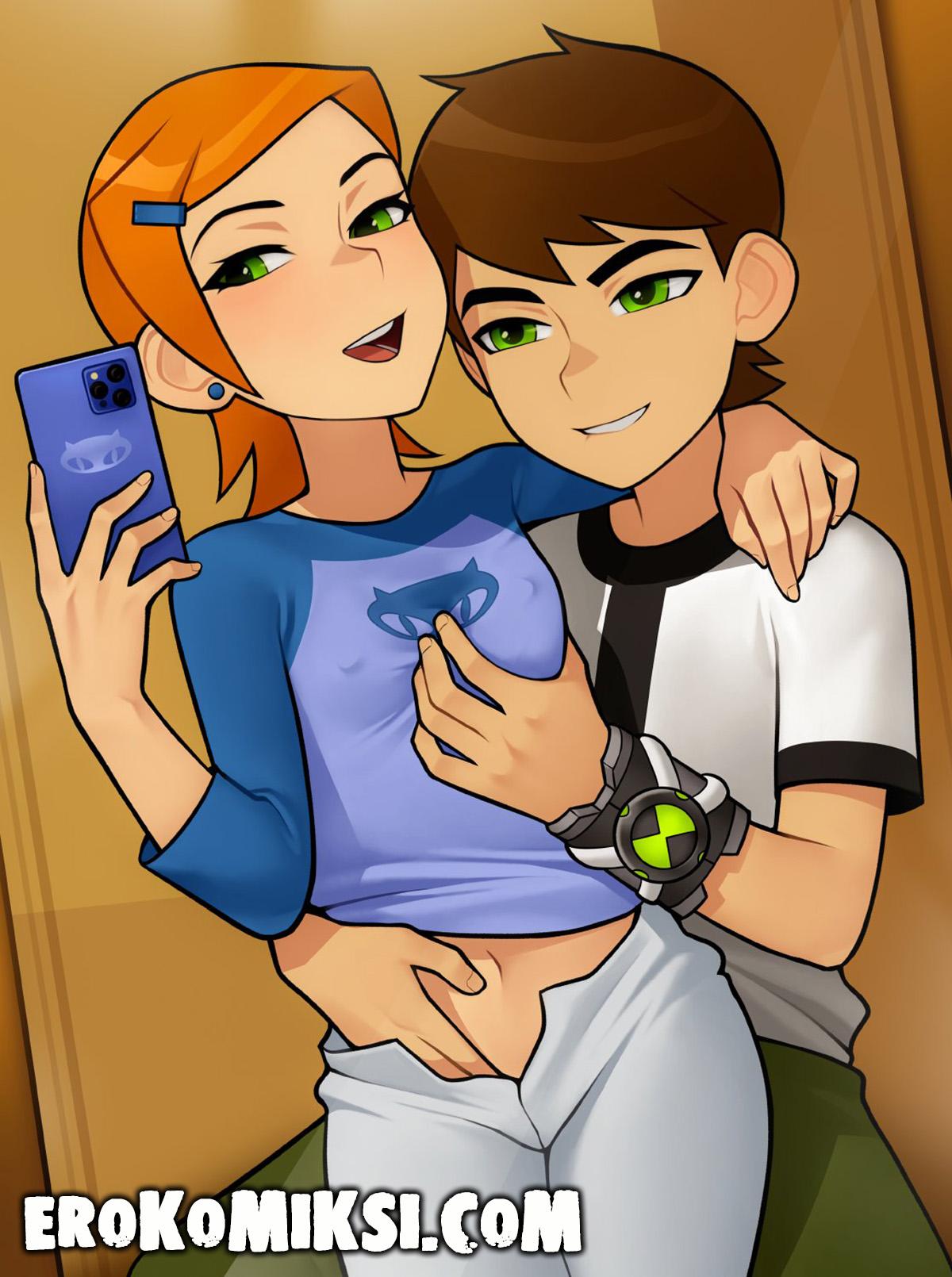 17-32 Порно комикс Бен 10. Озабоченная Гвен.