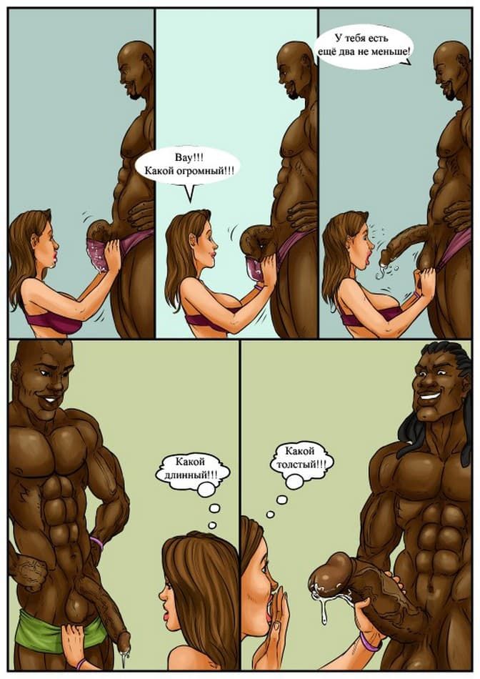 1521 Межрассовый эрокомикс "Шоколадная комната".