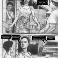 Порно комикс «С мамой в Гонконге».