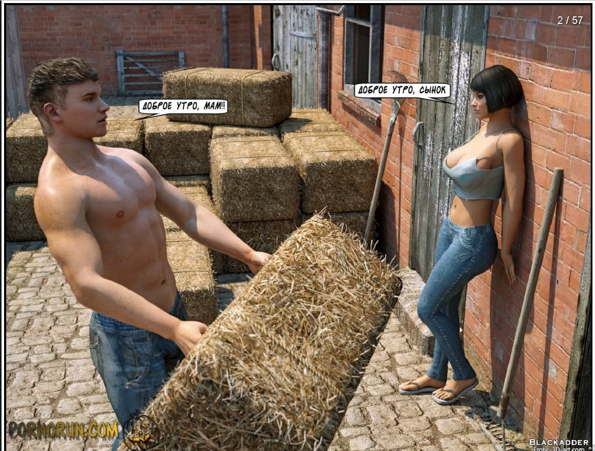 2-11 Порно комикс "Шалости на ферме".