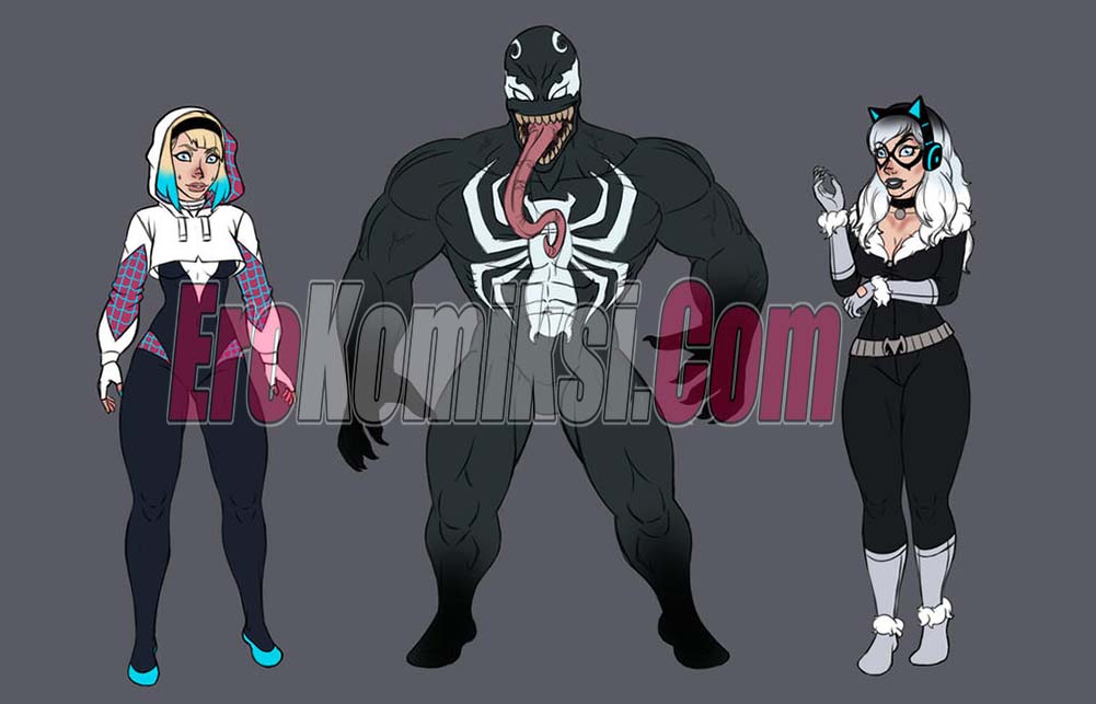 18-7 Порно комикс Spider Man. Запретные удовольствия.