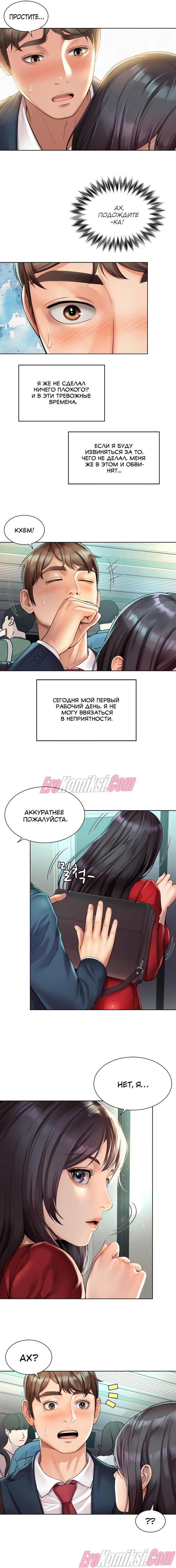 5-63 Порно комикс Служебный роман. Часть 1.