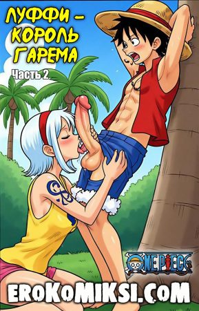 Порно комикс One Piece. Луффи — король гарема. Часть 2.