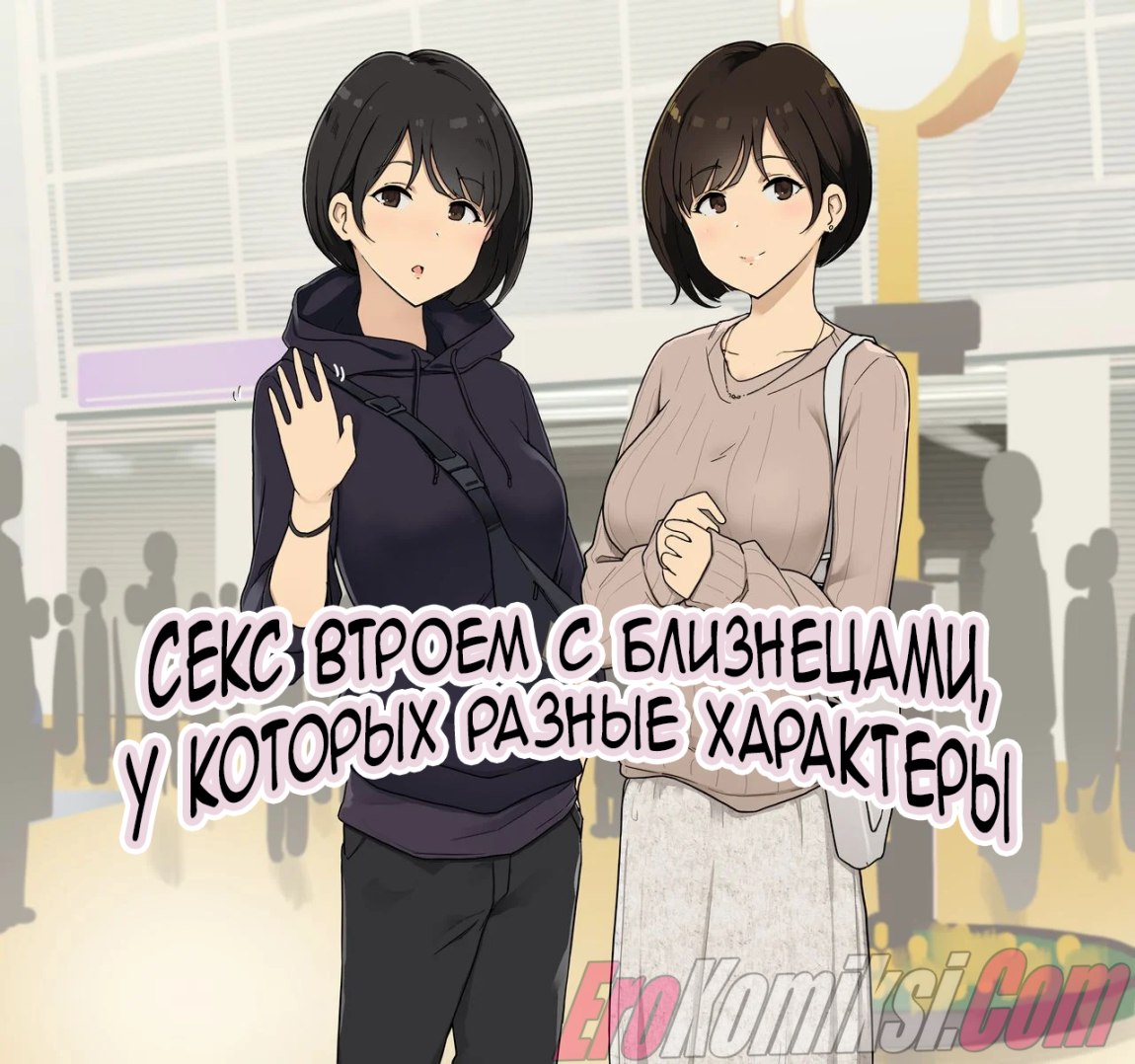 Секс комикс Секс втроем с близнецами, у которых разные характеры.