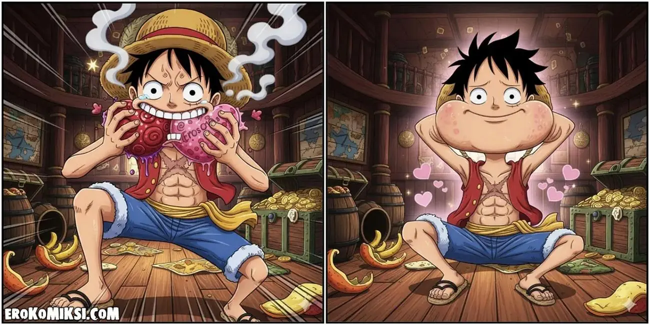 07-2 Порно комикс One Piece. Луффи – король гарема. Часть 1.