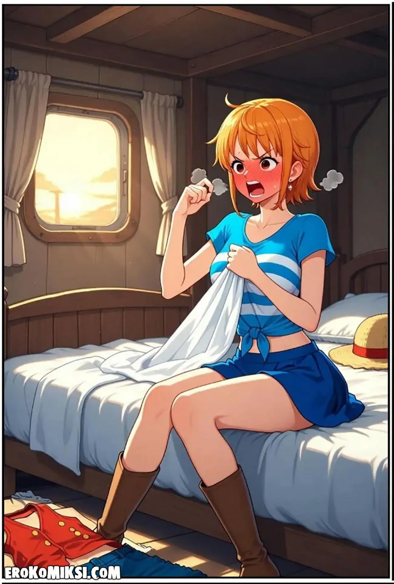 51-1 Порно комикс One Piece. Луффи – король гарема. Часть 1.