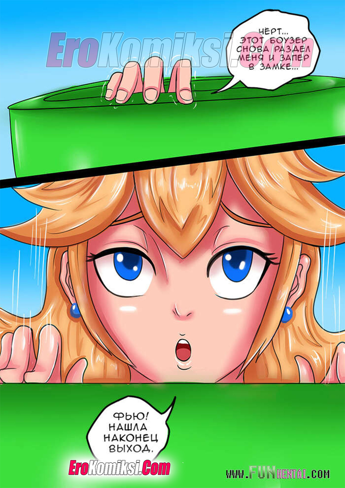 002-27 Порно комикс Марио. Неудачный побег принцессы Пич.