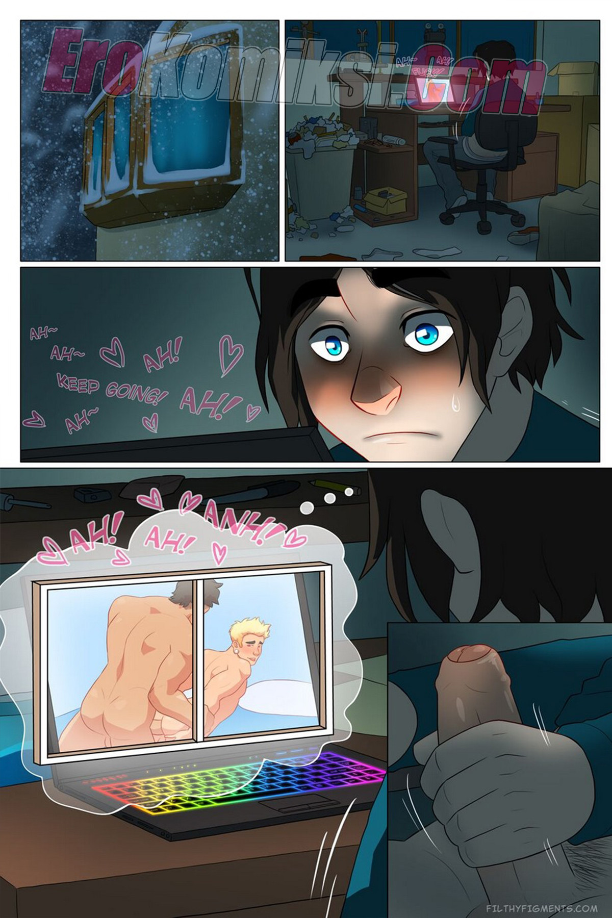 008-5 Порно комикс Клевер удачи.