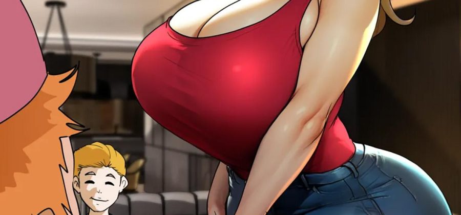 Порно комикс Подглядывание за моим другом. Часть 1 и 2.