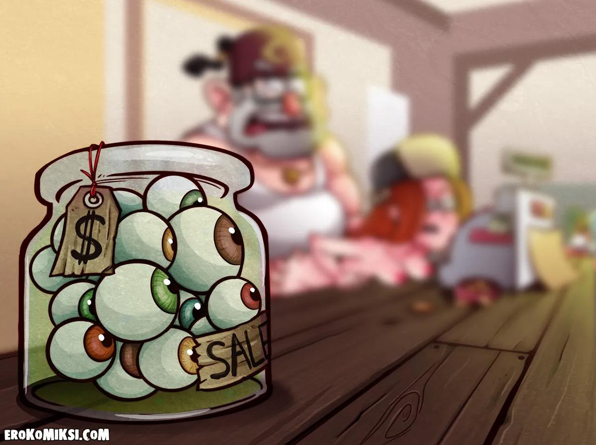 32 Порно комикс Гравити Фолз. Разоблачение Венди.