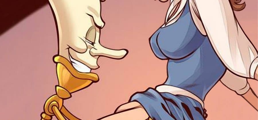 Порно комикс «Покорение чудовища».