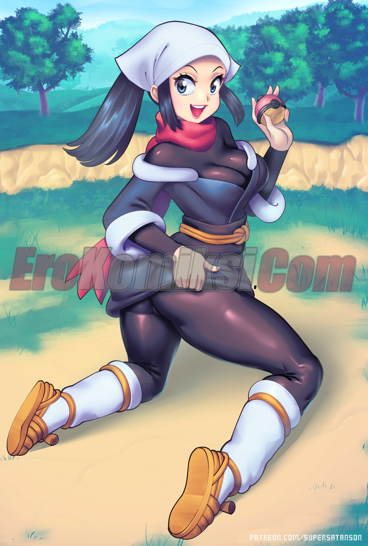 8 Порно комикс Покемон. Битва Доун.