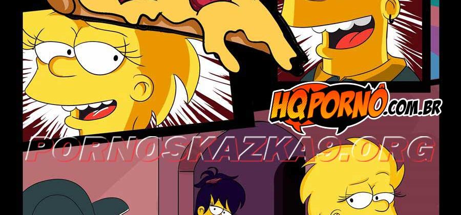 Порно комикс Симпсексы. Часть 4: Доставка пиццы.