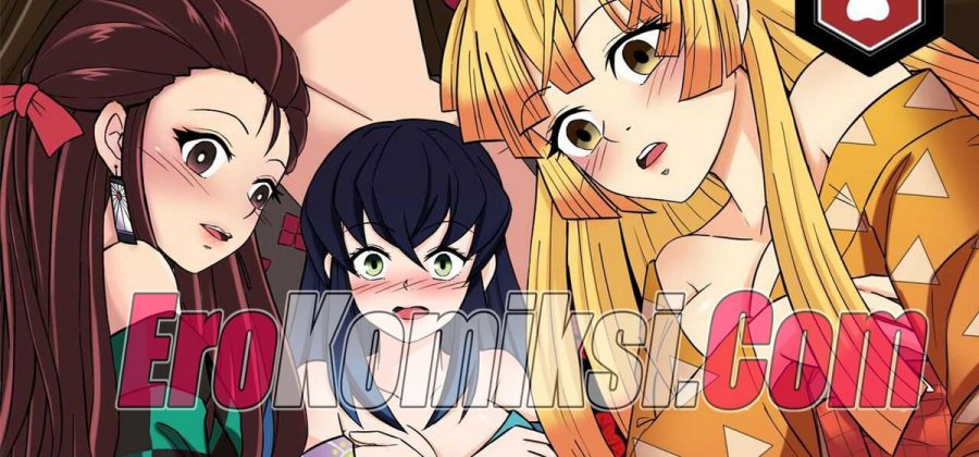 Порно комикс Убийца демонов. Квартал красных фонарей.