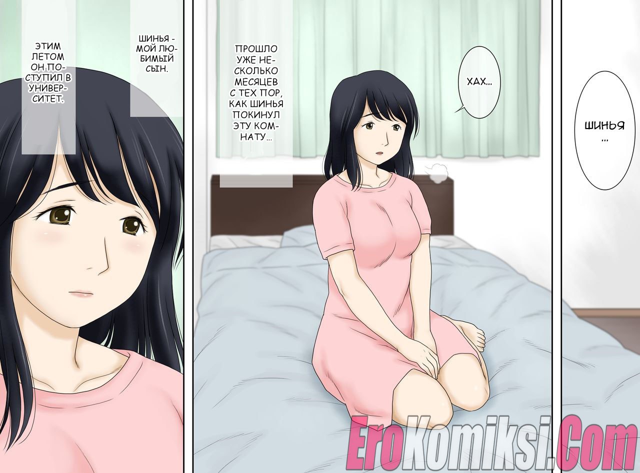 004-16 Порно комикс Сын и мать. Часть 2: Продолжение запретной истории.