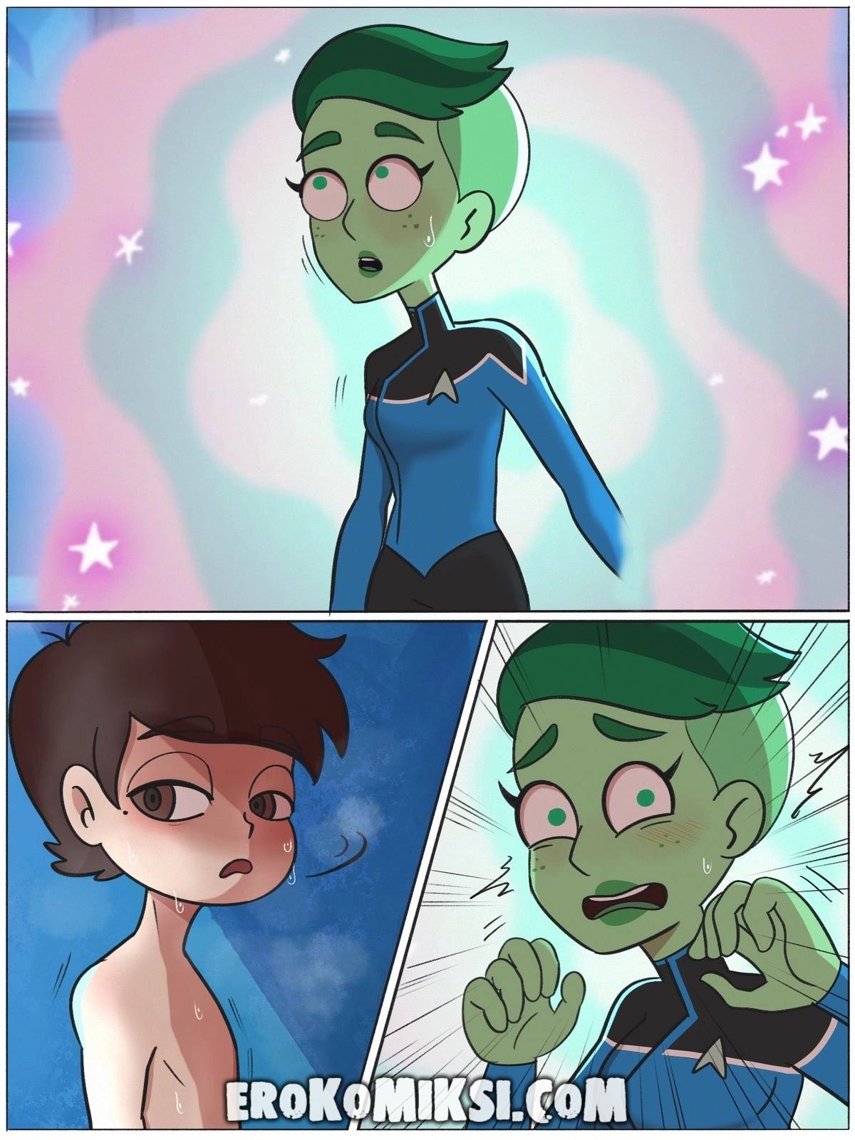 002-62 Порно комикс Стар против сил сил похоти.