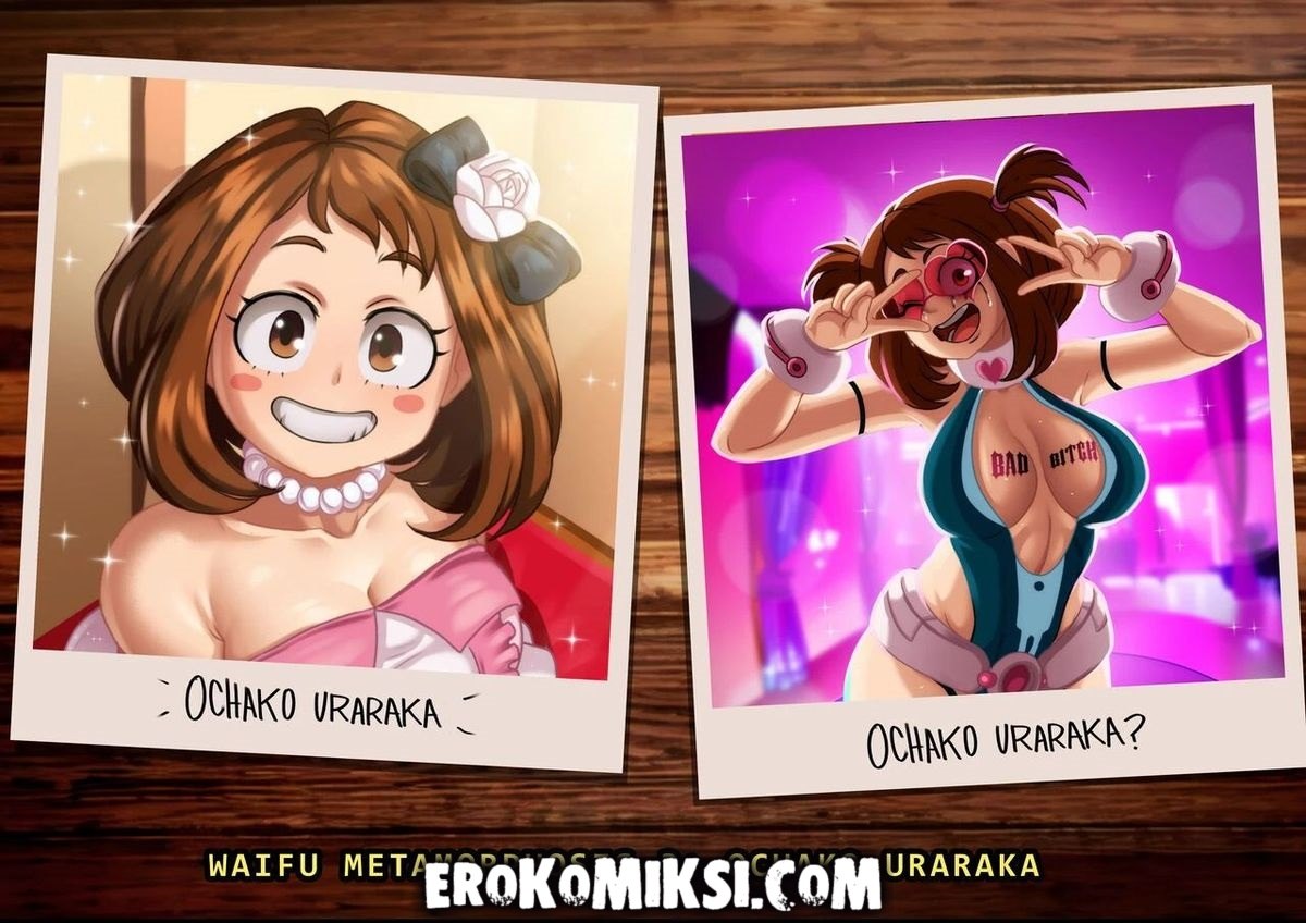 047-1 Порно комикс Преображение Вайфу. Очако Урарака.