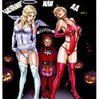 Порно комикс «Хэллоуин».