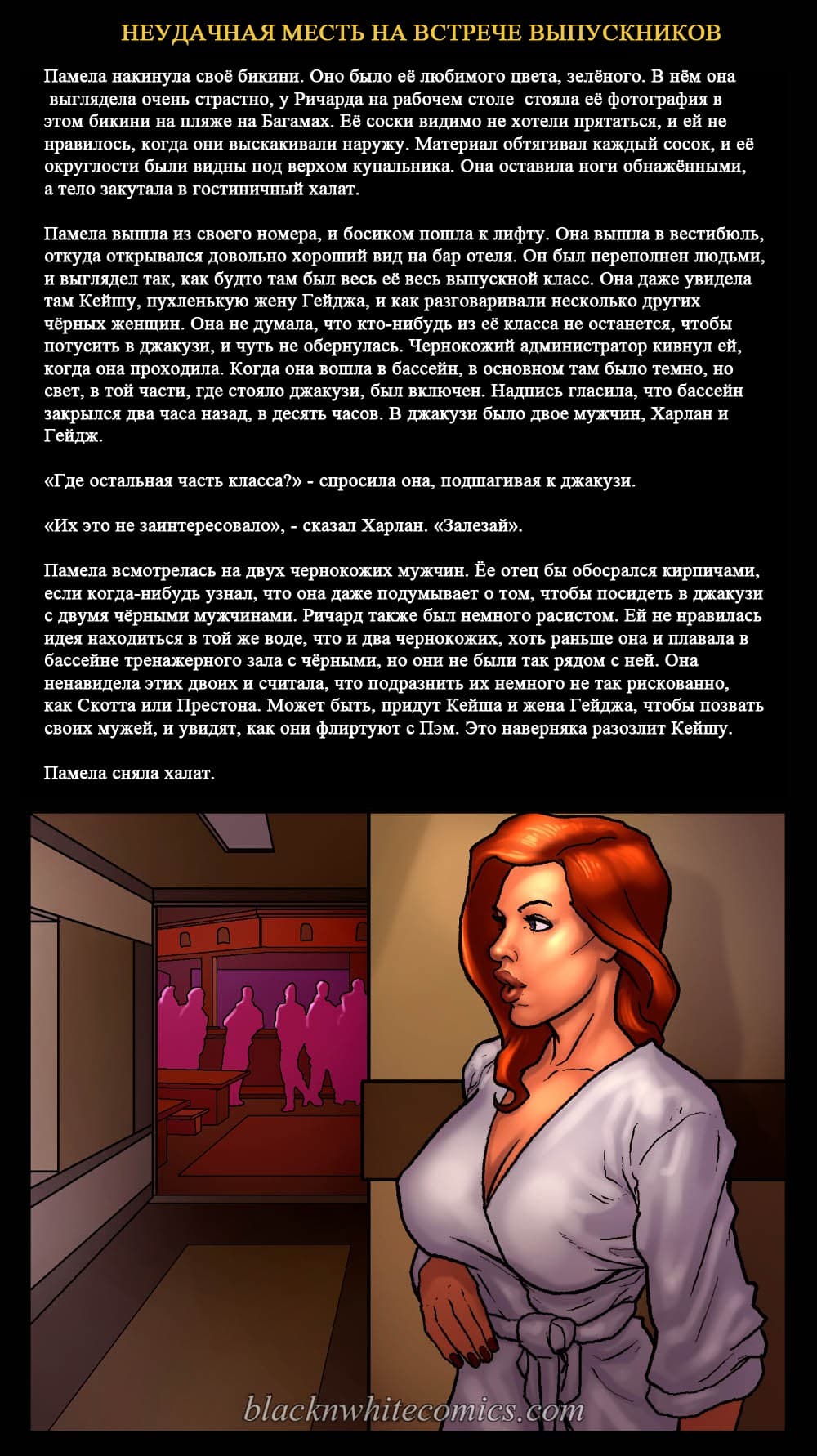 24 Порно комикс "Неудачная месть на встрече выпускников".