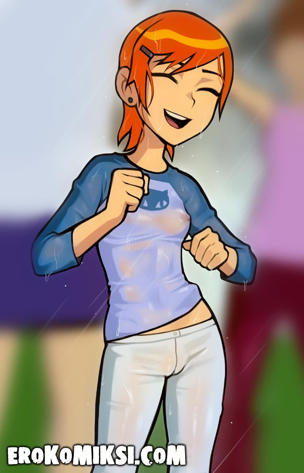 14-39 Порно комикс Бен 10. Озабоченная Гвен.