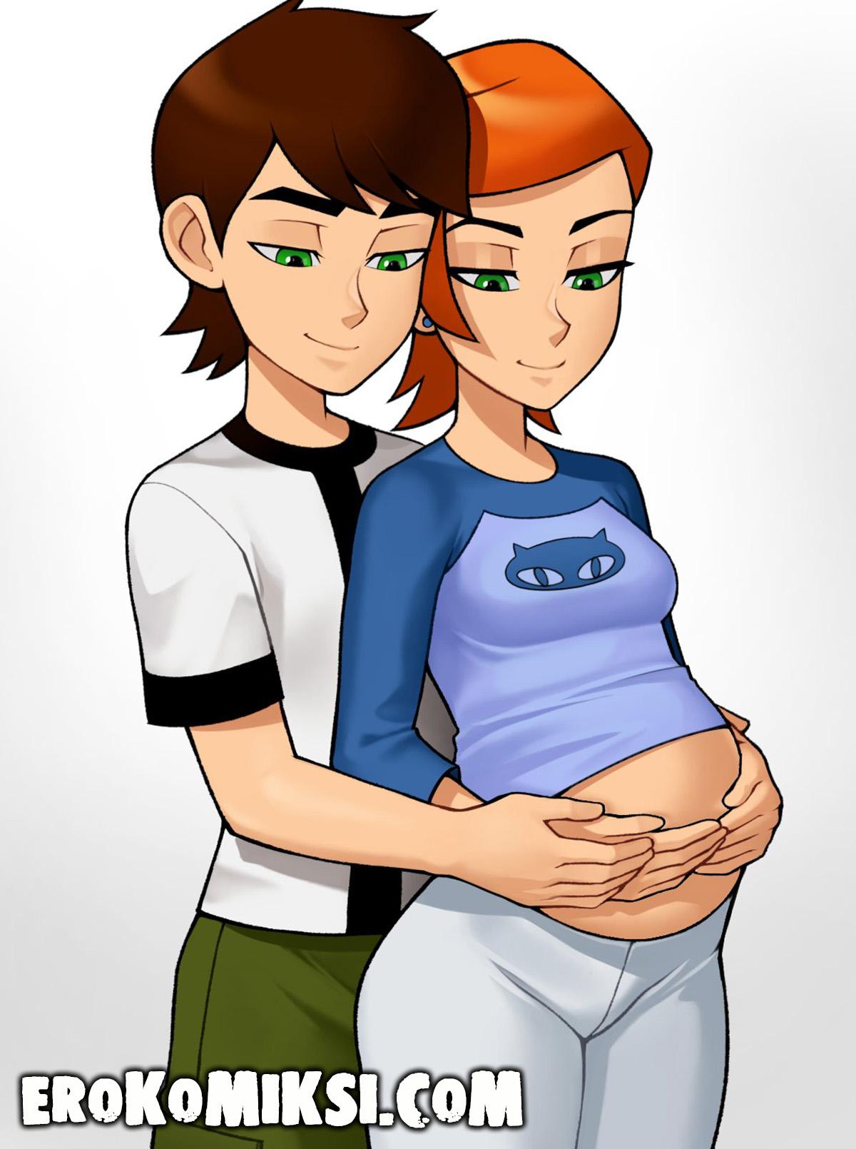 23-16 Порно комикс Бен 10. Озабоченная Гвен.