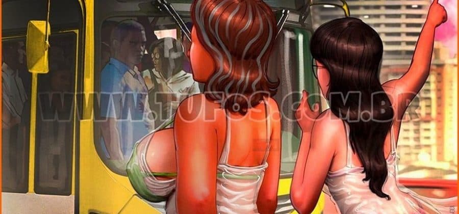 Порно комикс Семейка из трущоб. Часть 7: Переполненный автобус.