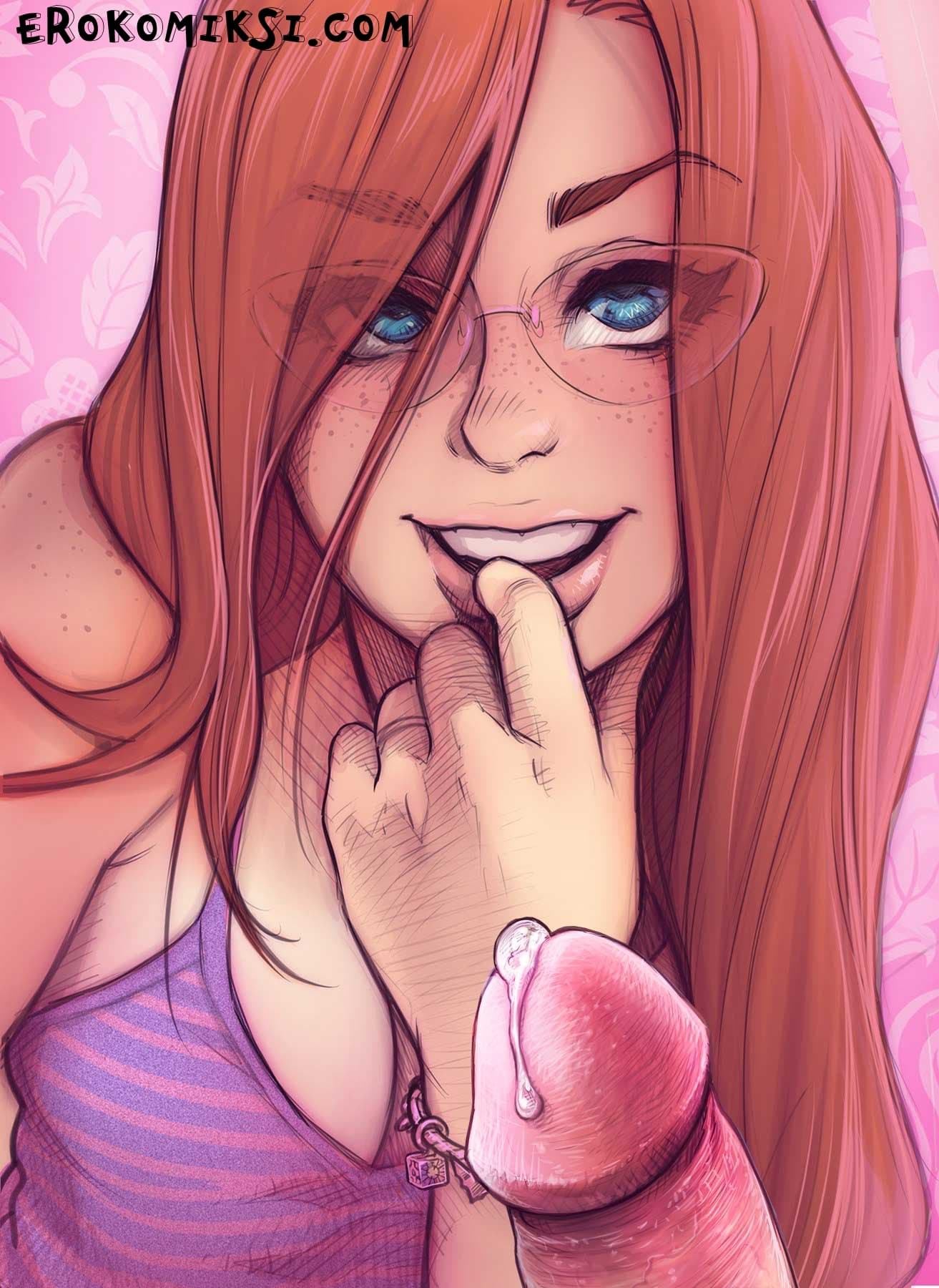 7-15 Порно комикс "Чат с Хлоей".