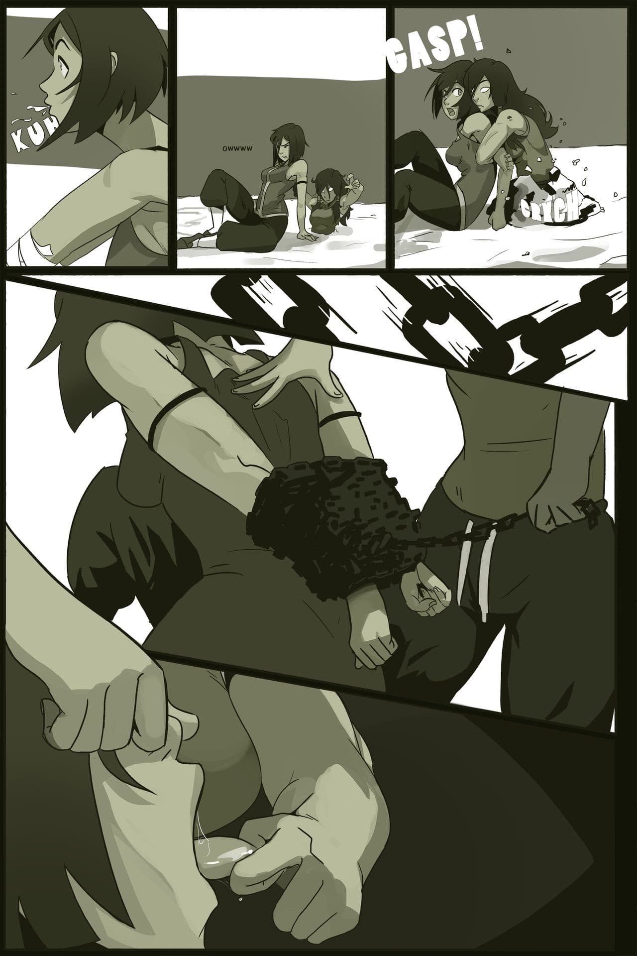 8-23 Порно комикс "В плену духа".