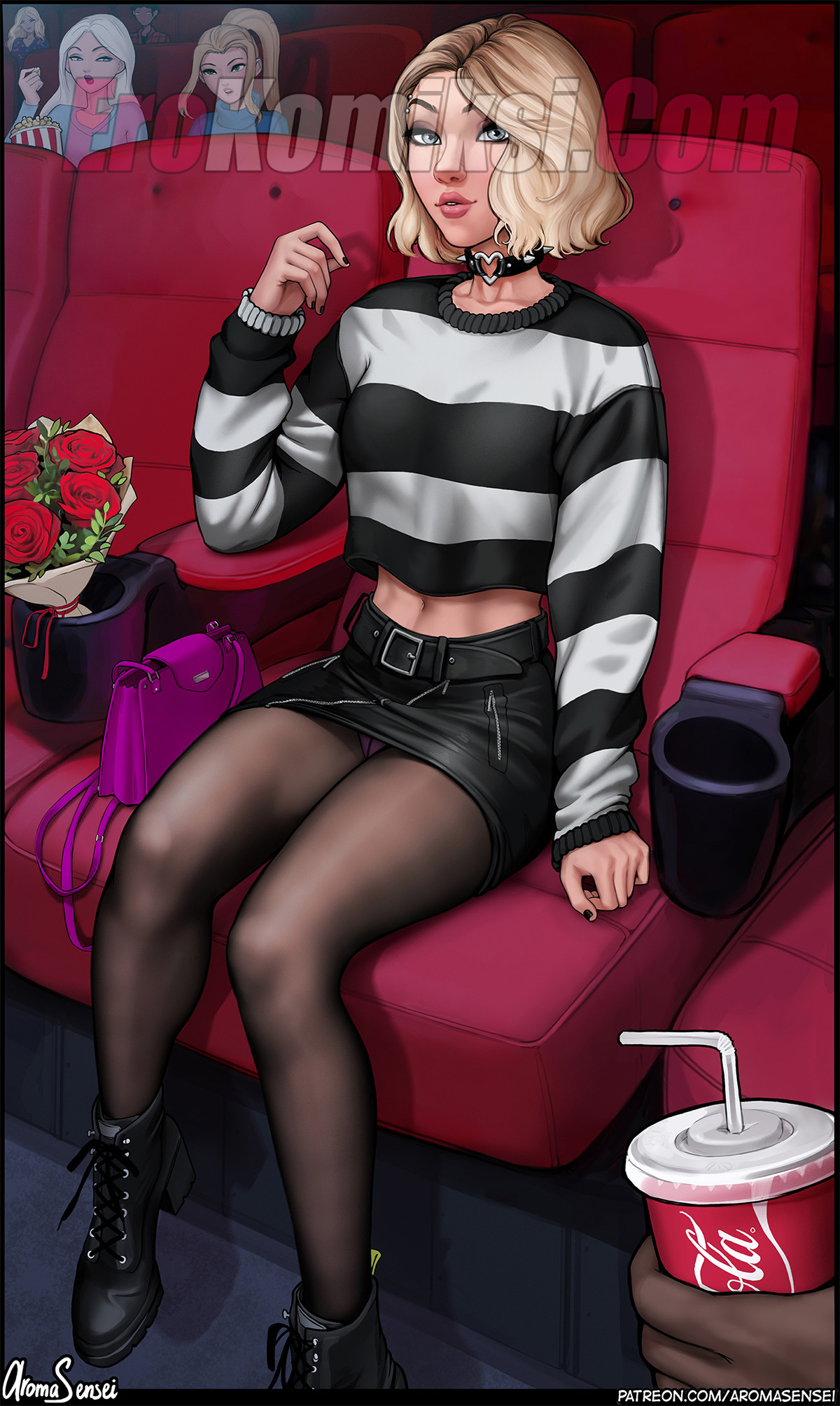 008-51 Порно комикс "Свидание". Обновлено. Добавлены новые страницы.