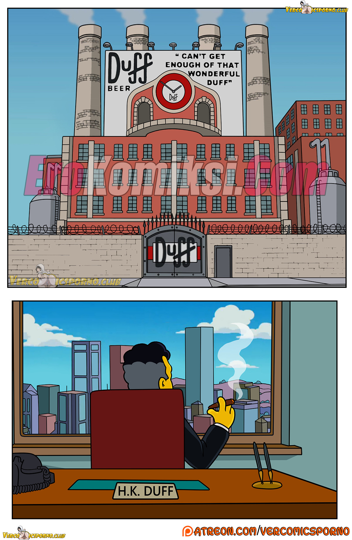 002-38 Порно комикс Симпсоны "Титания".