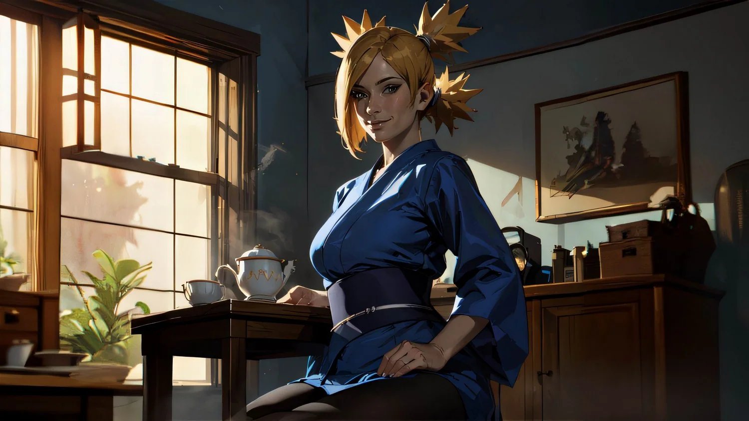 120-2 Порно комикс Наруто. Жизнь Хокаге. Темари. Часть 4.