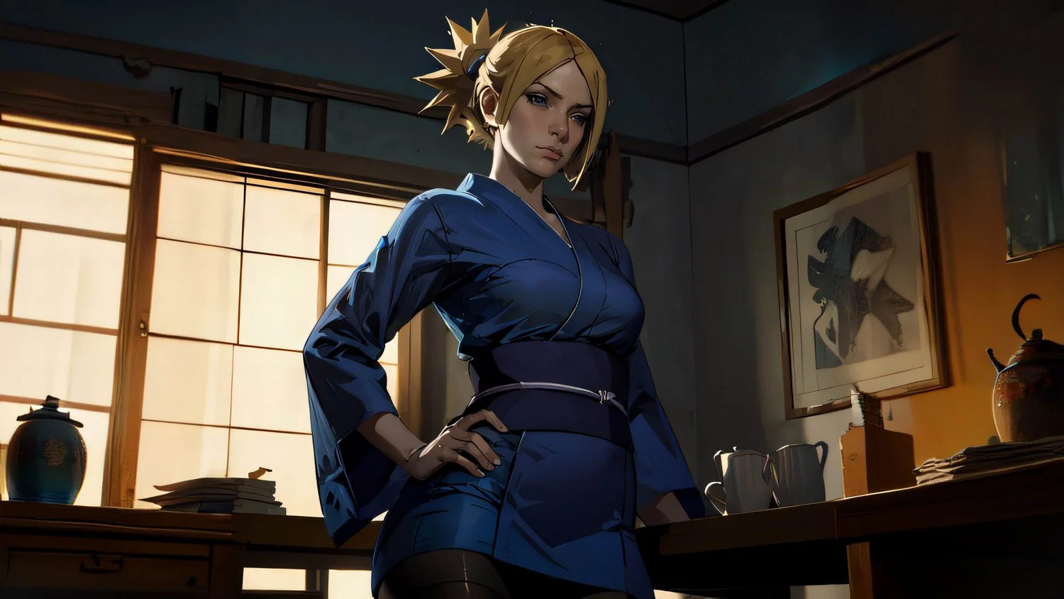 121-2 Порно комикс Наруто. Жизнь Хокаге. Темари. Часть 4.