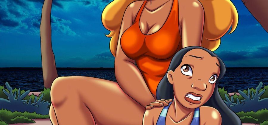 Порно комикс Лило и Стич. Подмена.