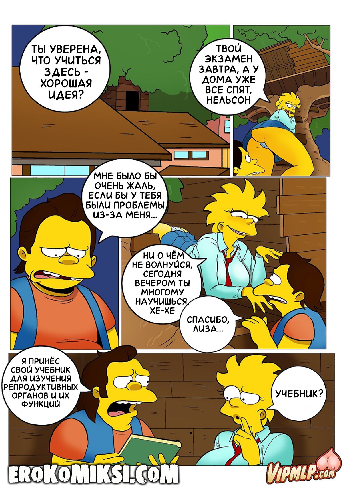 2-103 Порно комикс Симпсоны. Урок анатомии. ОБНОВЛЕНО!!! ПОЛНАЯ ВЕРСИЯ!!!