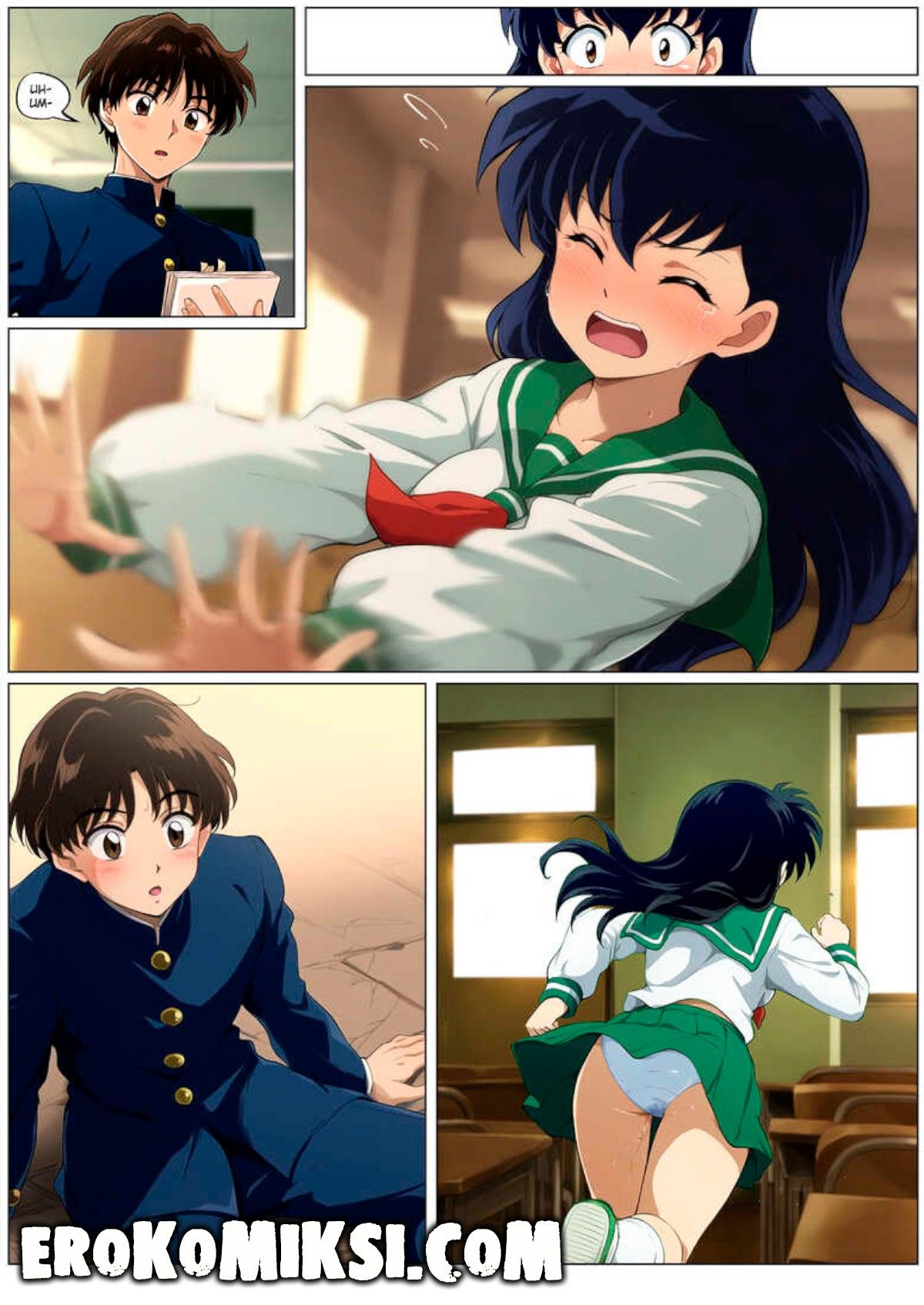 8-24 Порно комикс Приятель по учебе.