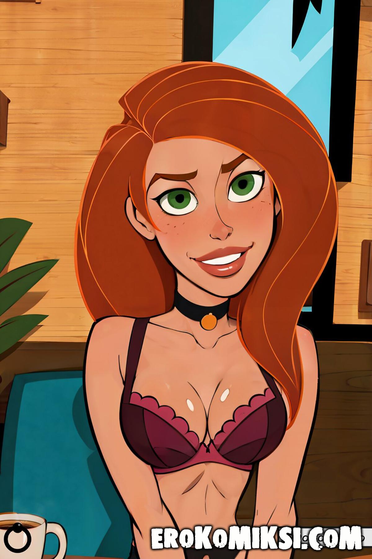 10-3 Порно комикс Ким 5+. Волшебный кофе.