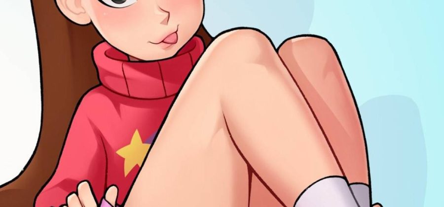 Порно комикс Гравити Фолз. Мейбл снимается в порно.