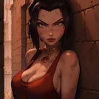 Порно комикс Аватар. Азула и охранник.